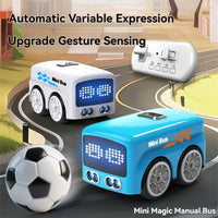 Thumbnail for Remote Control Follow Ball Mini Magic Bus With Face LED Light