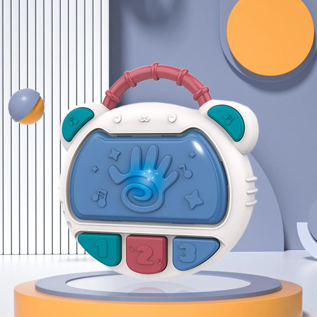Hand Clapping Drum with Music Light for Baby