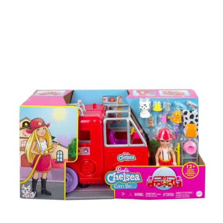 Barbie Chelsea Fire Truck Play Set