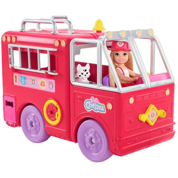 Barbie Chelsea Fire Truck Play Set
