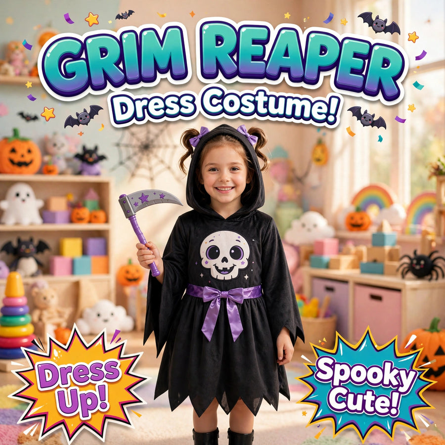 Halloween Grim Reaper Dress Costume