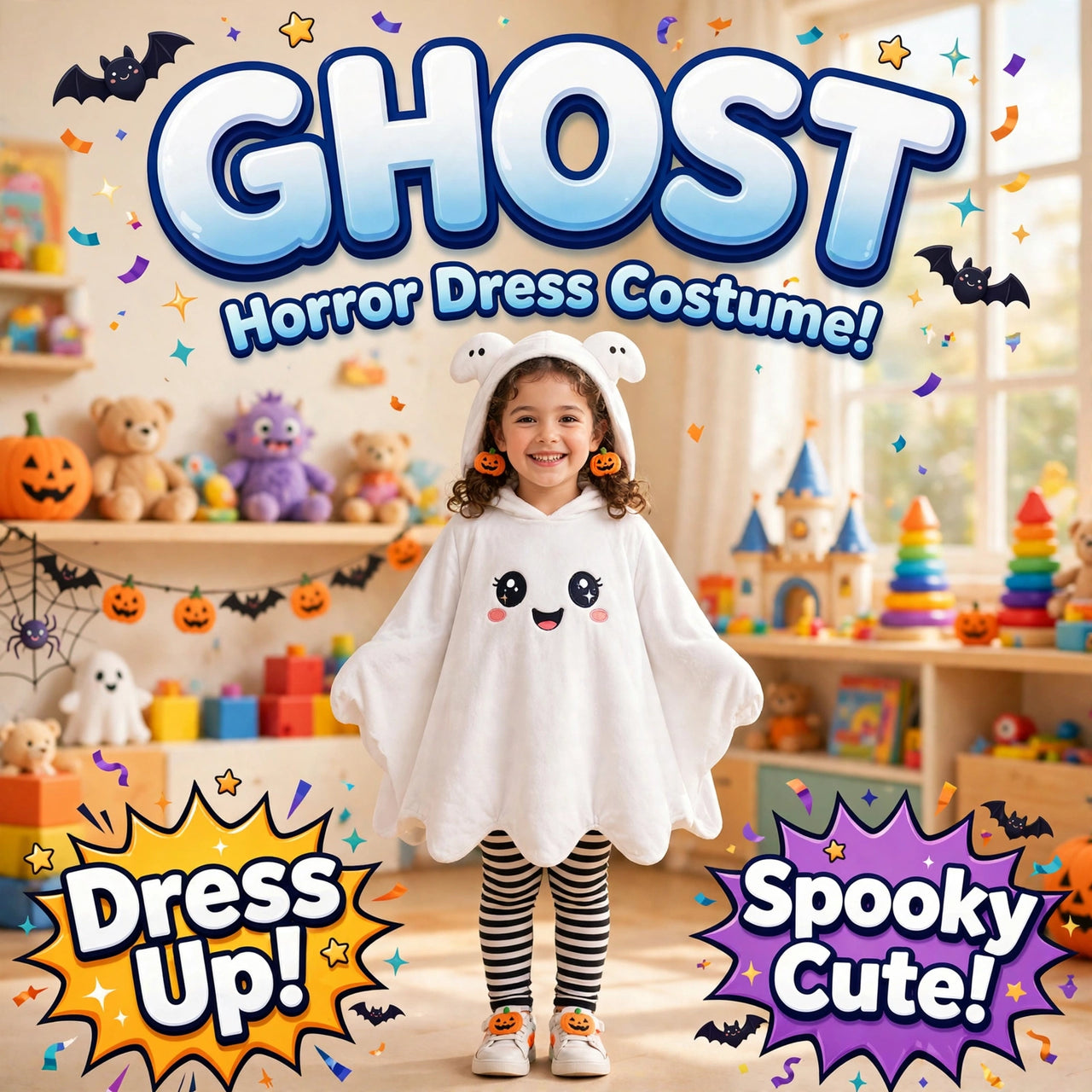 Halloween Horror Ghost Dress Costume