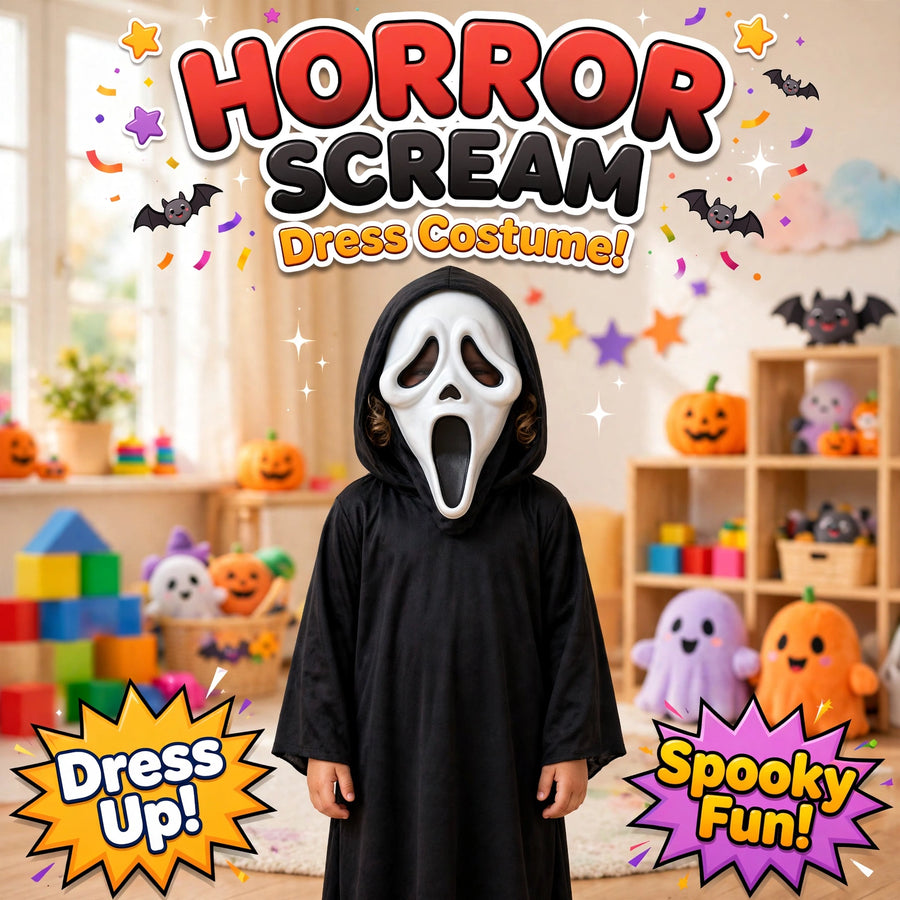 Halloween Horror Scream Dress Costume