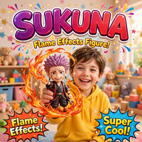Thumbnail for Jujutsu Kaisen Sukuna Figure with Flame Effects