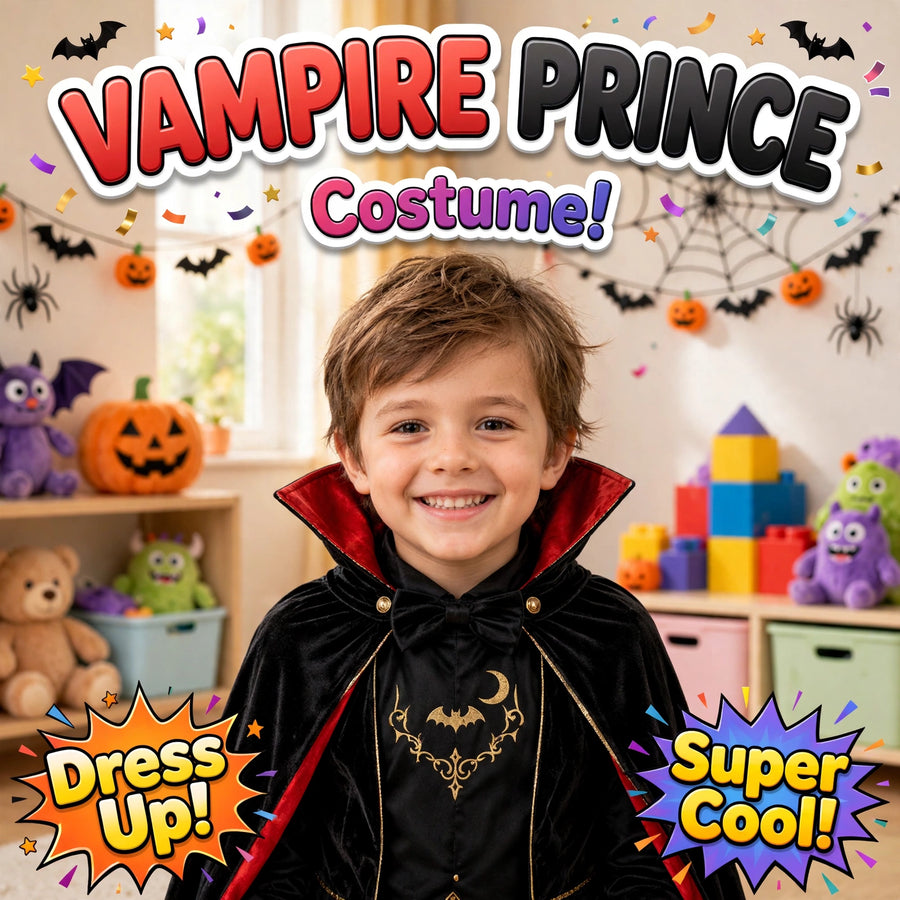 Halloween Vampire Prince Dress Costume