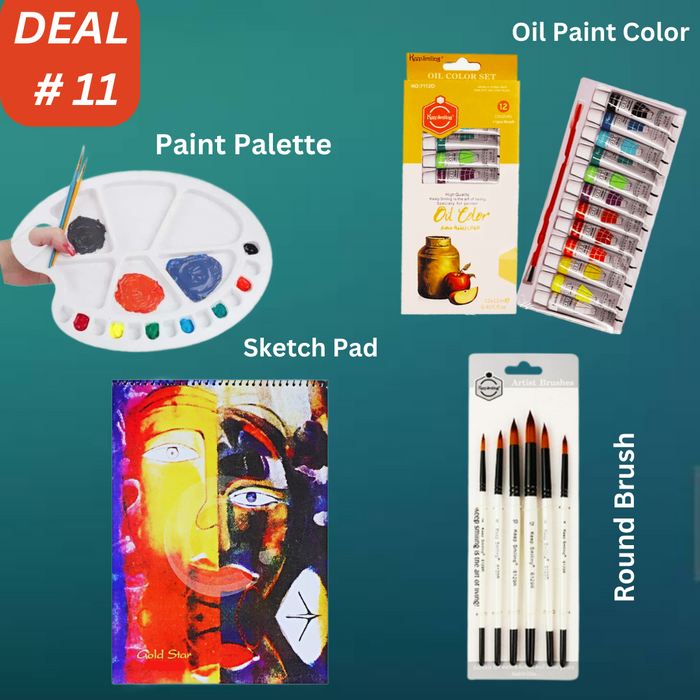 Mega Artist Oil Painting Deal - 20 Pieces
