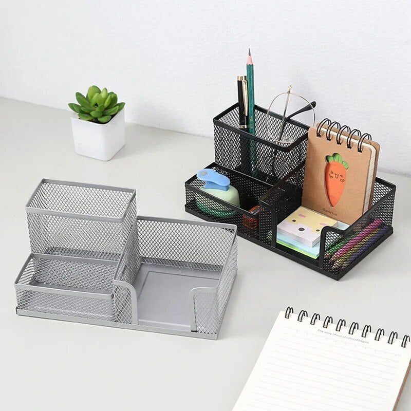 Mega Metal Mesh Office Desk Accessories Deal (Pack of 7)