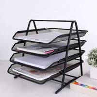 Thumbnail for 4 Tier Metal Mesh Office Desk Accessories Deal For Office School & Home