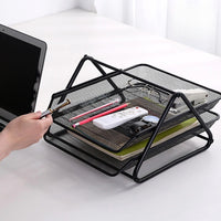 Thumbnail for Metal Mesh Office Desk Accessories Deal (Pack of 4)