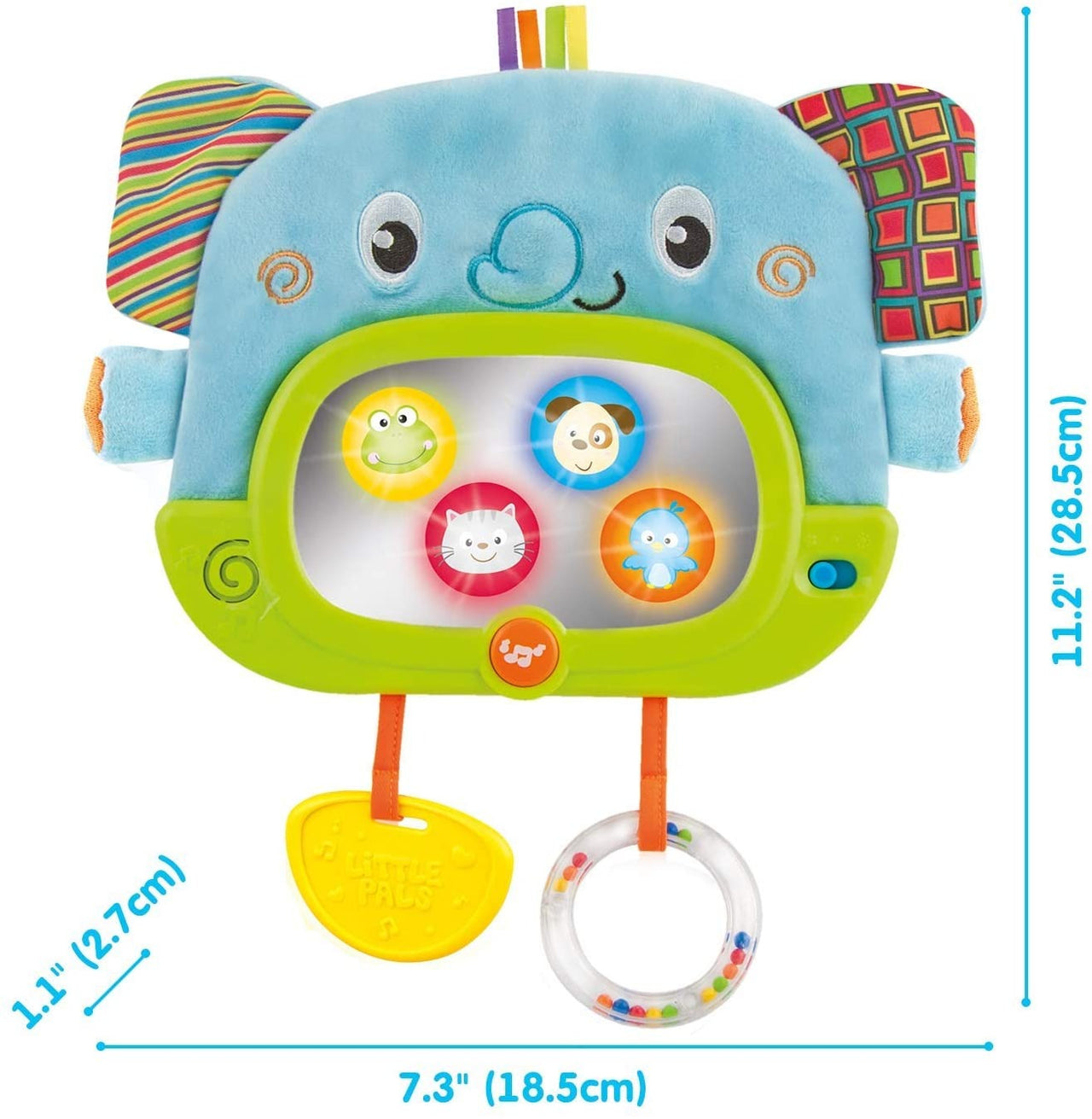 Baby Tummy Time Mirror Elephant Pal