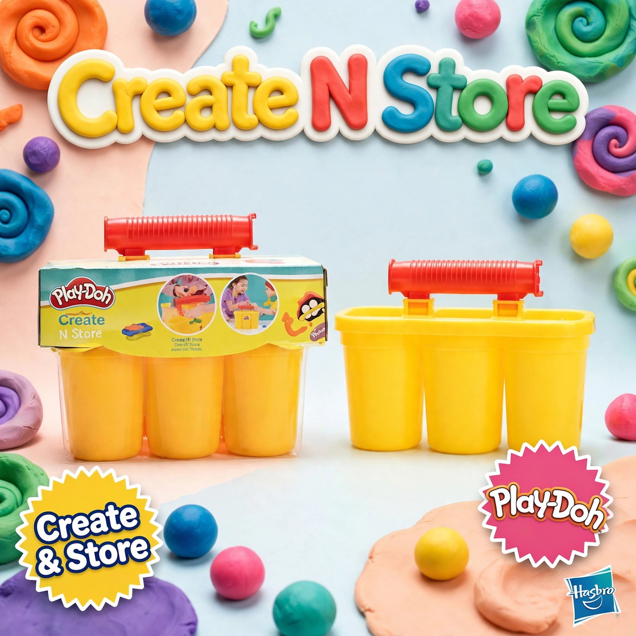 Hasbro Play-Doh Create 'N Store Tote Set