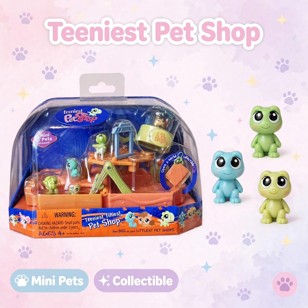 Hasbro Littlest Pet Shop Teeniest Tiniest Pet Shop Playset