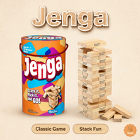 Thumbnail for Hasbro Jenga Classic Stacking Game
