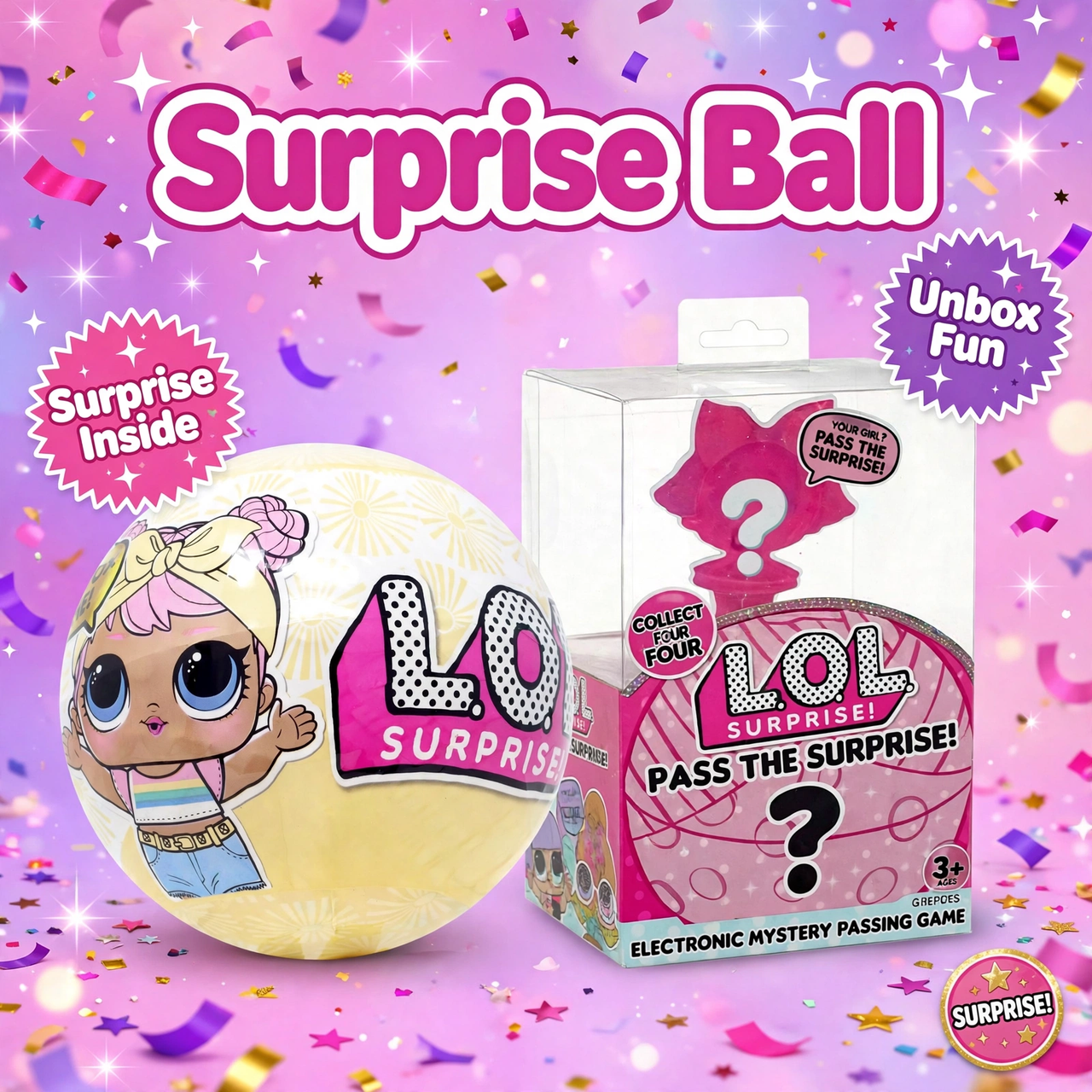 L.O.L. Surprise! Pass the Surprise Electronic Game by MGA