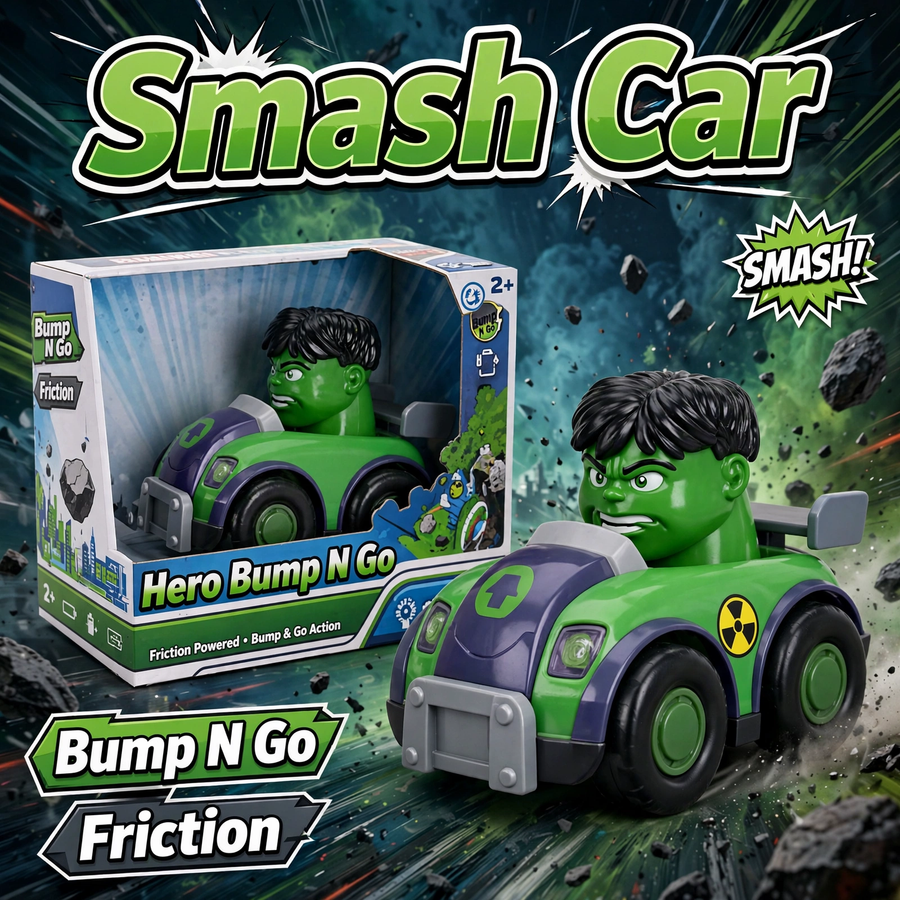 Matchbox Marvel Hero Bump 'N Go Hulk