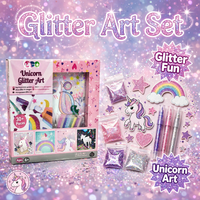 TDM Unicorn Glitter Art Set for Kids