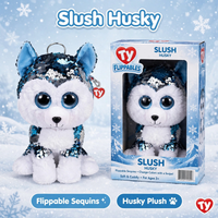 Ty Flippables Slush the Husky Sequin Plush