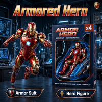 Thumbnail for Marvel Avengers Iron Man Figure & Vehicle by Hasbro