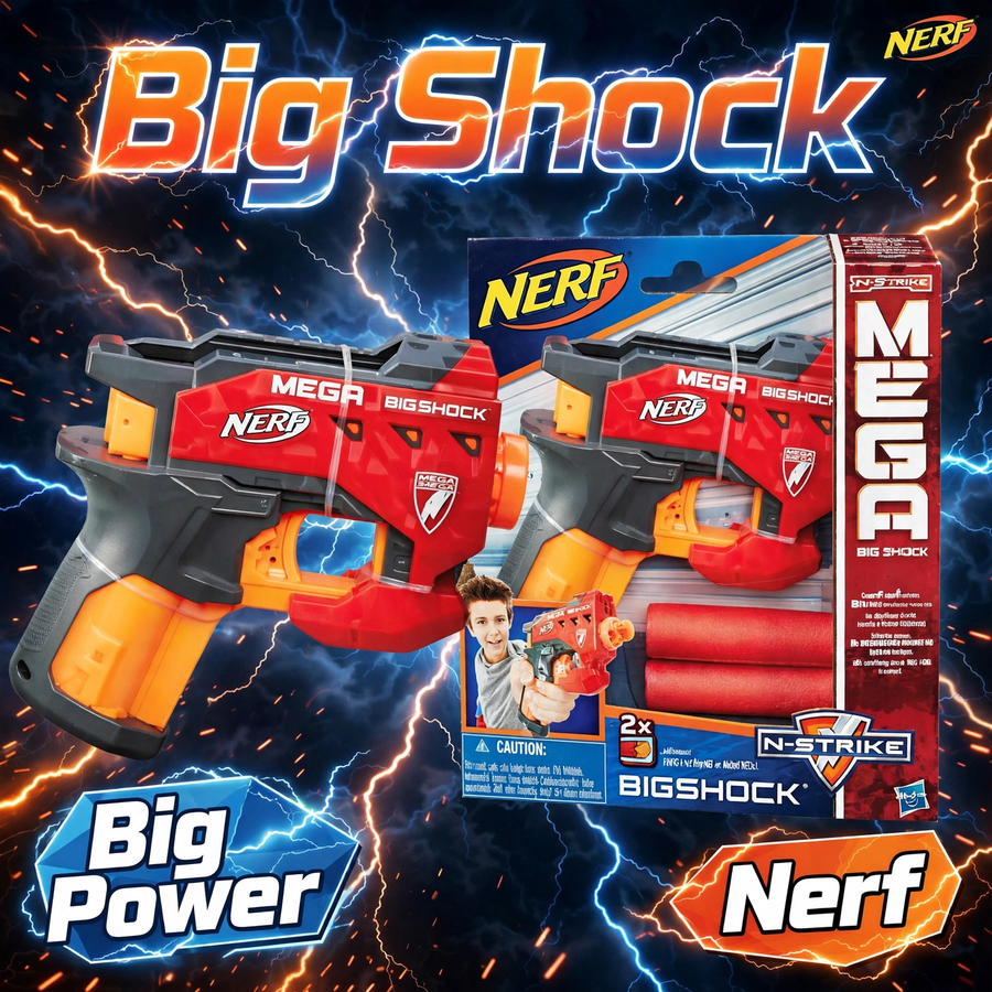 Nerf N-Strike BigShock Blaster by Hasbro