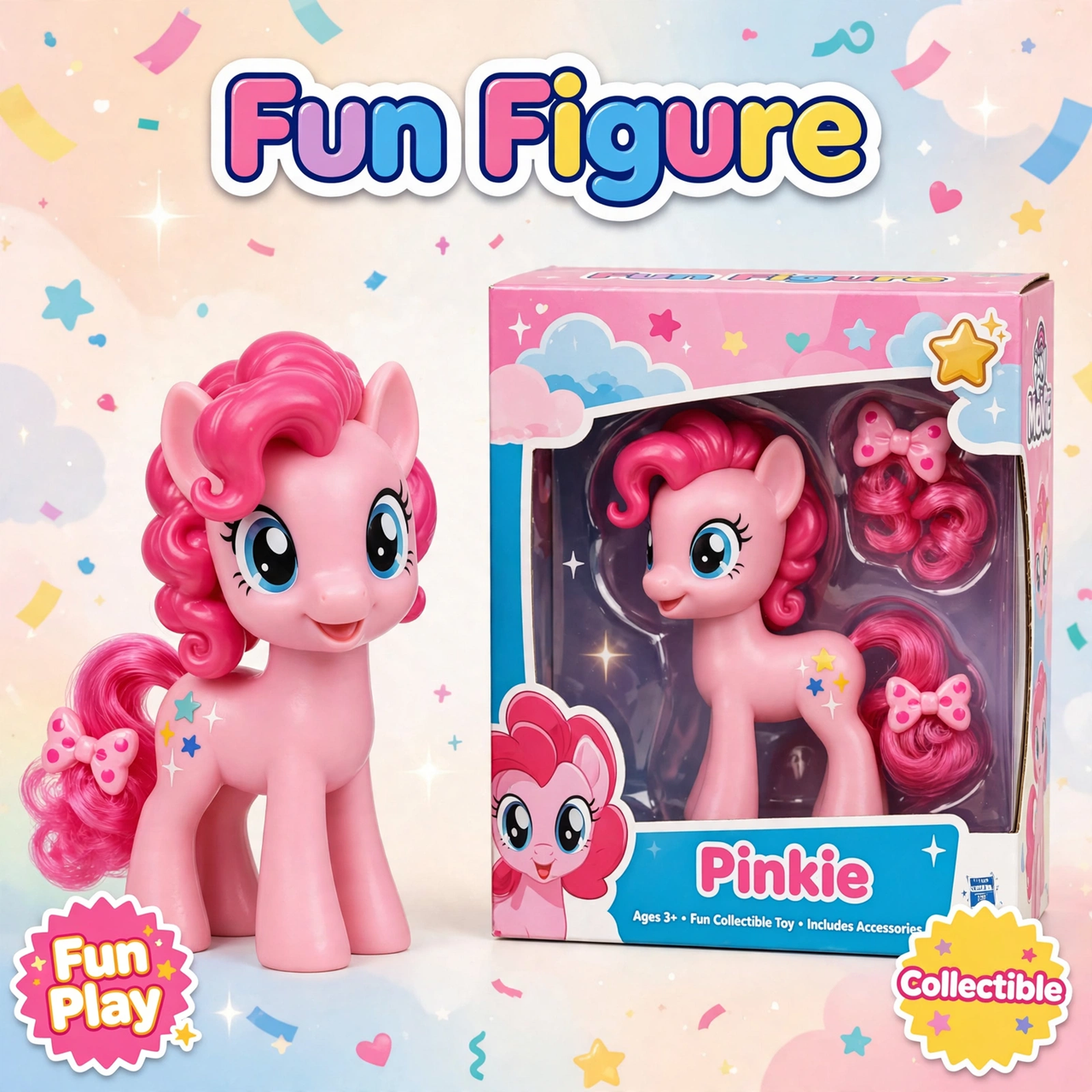 Hasbro My Little Pony The Movie Figure 2-Pack (Pinkie Pie & Fluttershy)