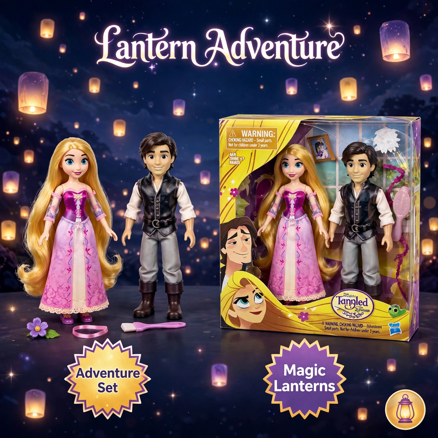 Disney Tangled Rapunzel & Flynn Doll Gift Set by Hasbro