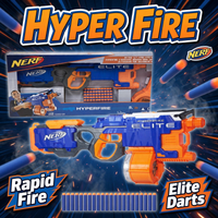 Thumbnail for Nerf N-Strike Elite HyperFire Motorized Blaster by Hasbro