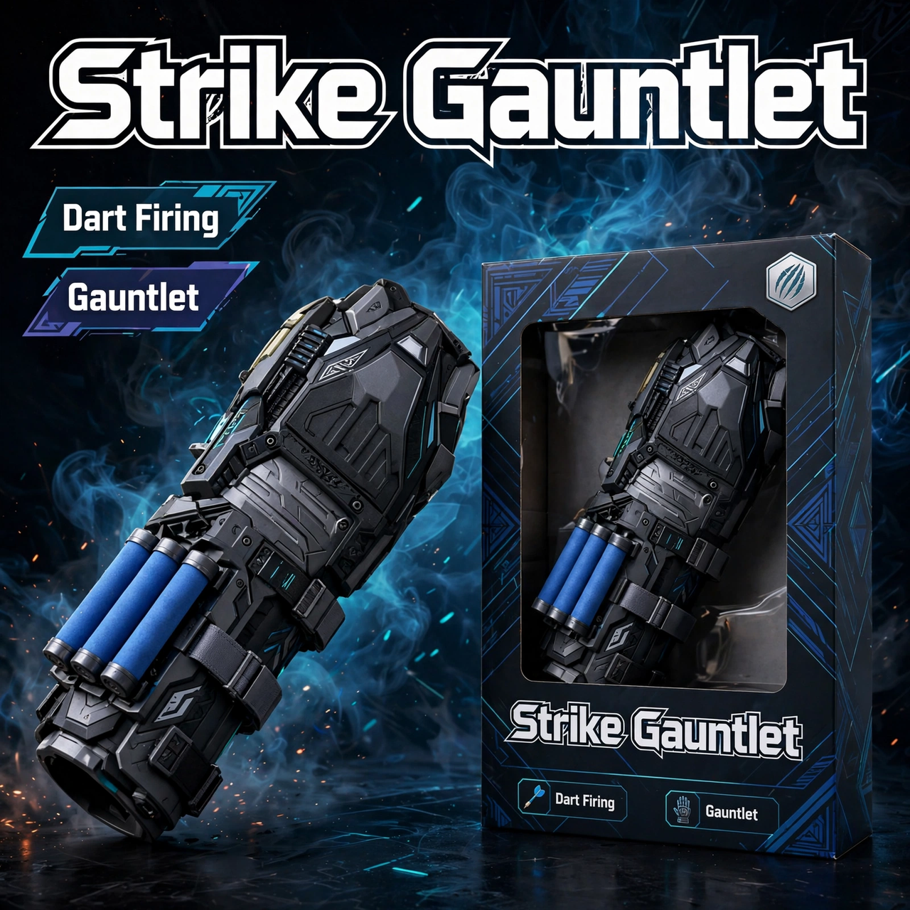 Nerf Marvel Black Panther Vibranium Strike Gauntlet by Hasbro