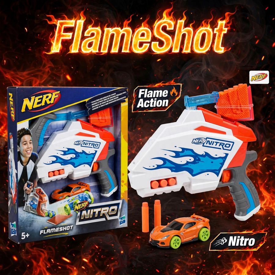 Nerf Nitro Flame Shot Set