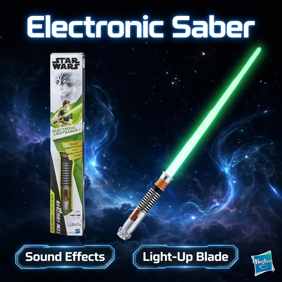 Star Wars Green Electronic Lightsaber by Hasbro
