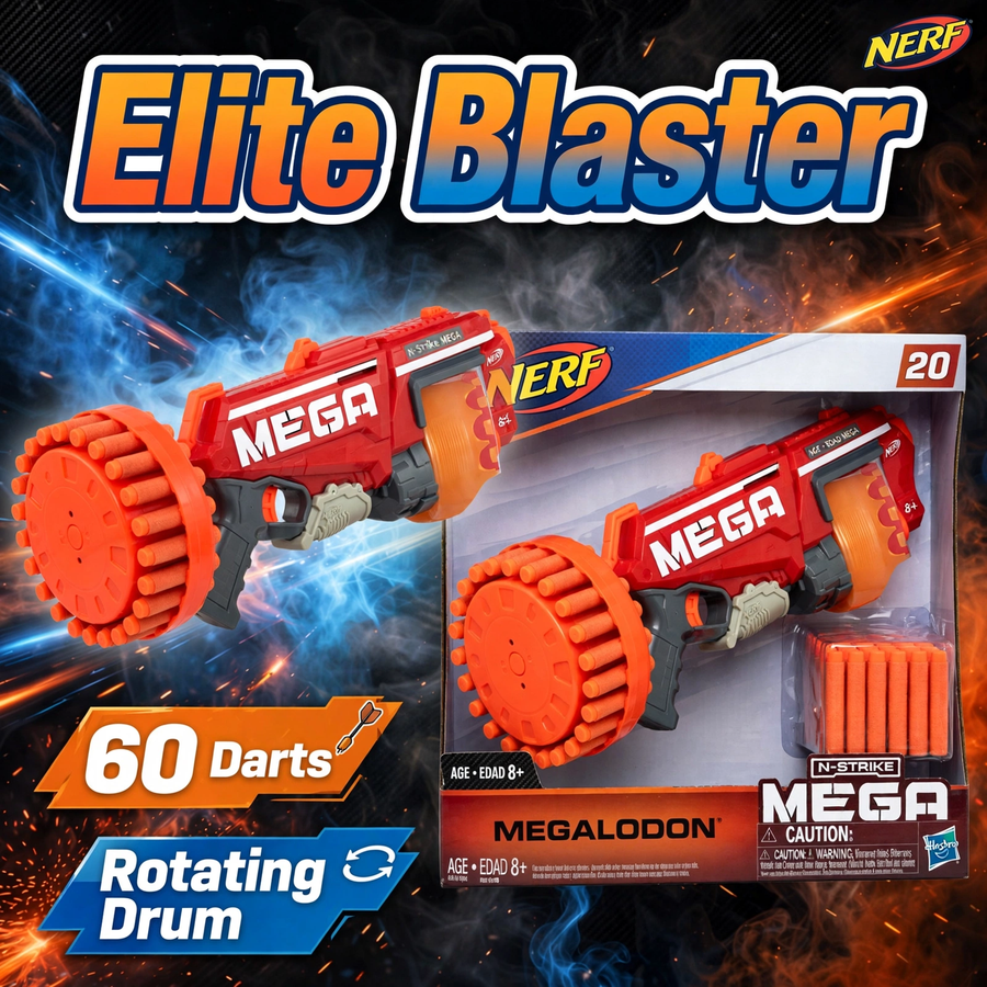 Nerf N-Strike Mega Megalodon Blaster by Hasbro