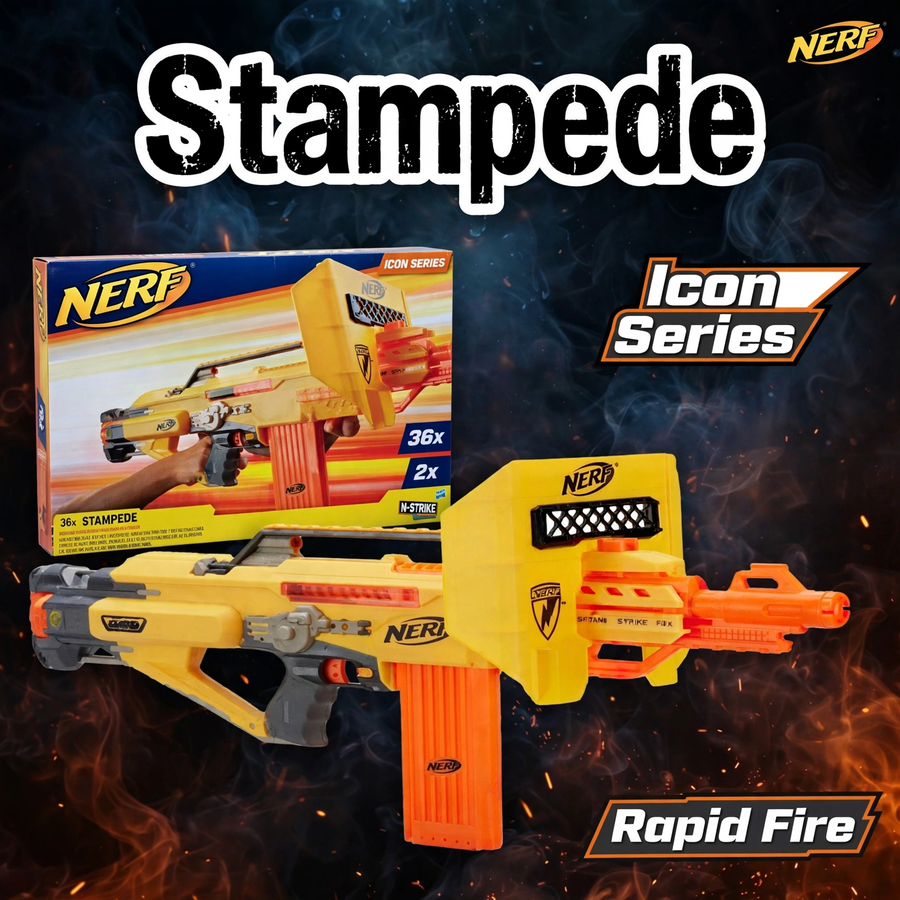 Nerf N-Strike Icon Series Stampede ECS Blaster by Hasbro