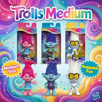 Thumbnail for Hasbro DreamWorks Trolls Medium Collectible Figure (Assorted)