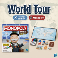 Hasbro Monopoly Travel World Tour Board Game