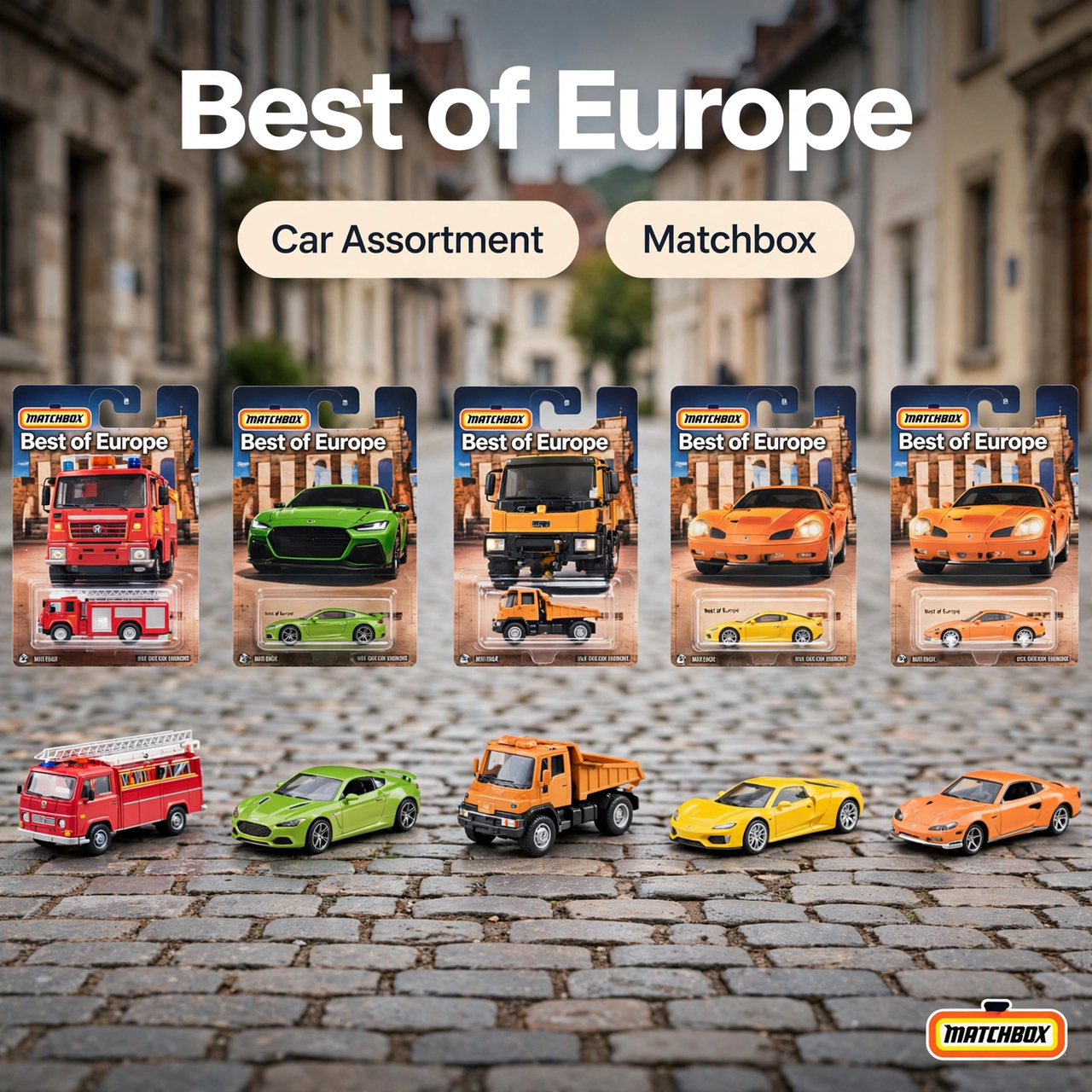 Matchbox Best of Europe Car Assortment by Mattel
