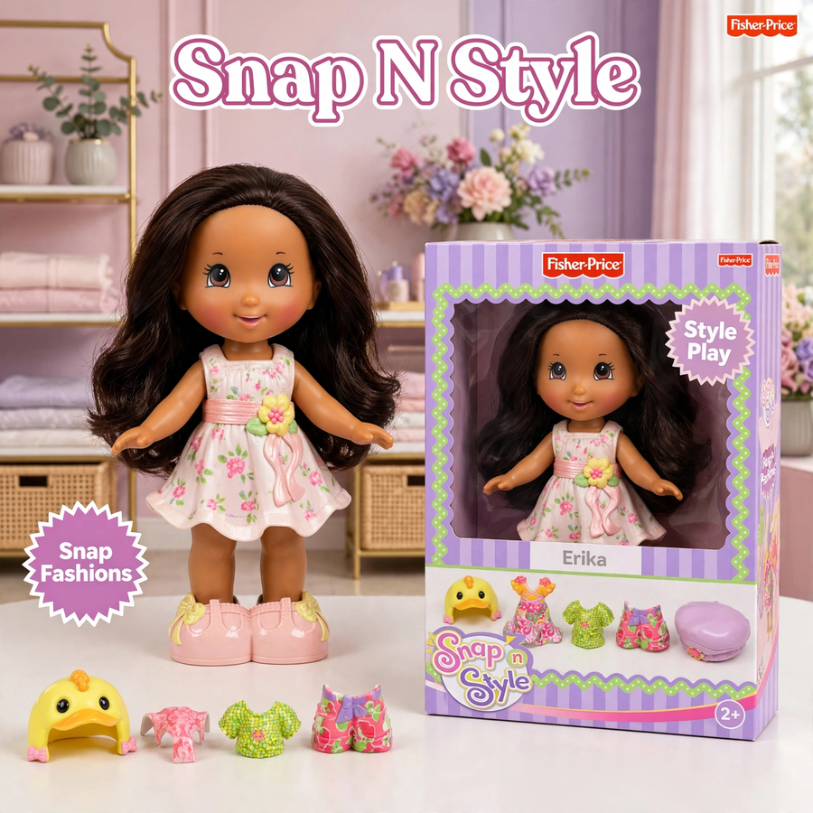 Fisher-Price Snap 'n Style Erika Doll