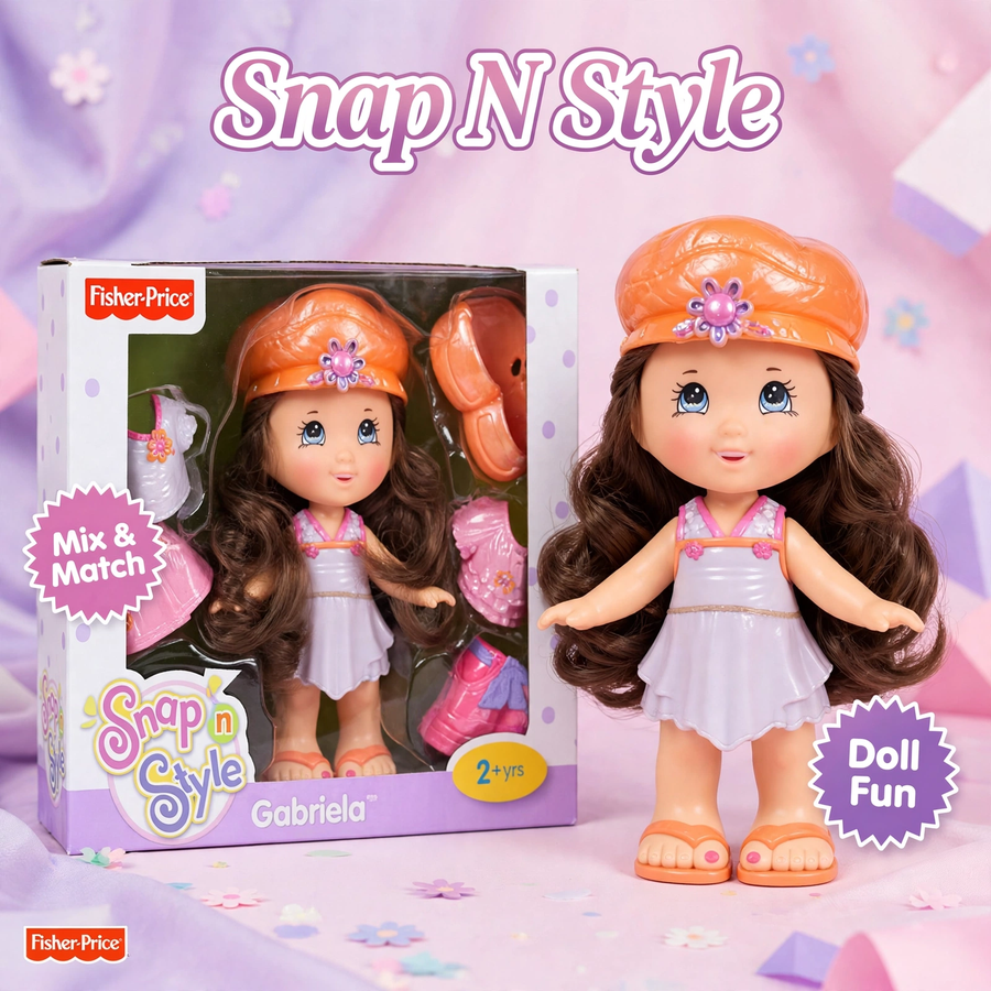 Fisher-Price Snap 'n Style Styling Doll