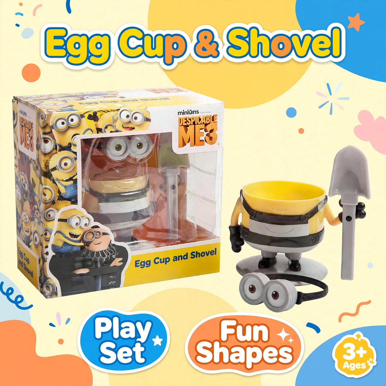 Minions Egg Cup and Shovel Playset (Despicable Me 3)