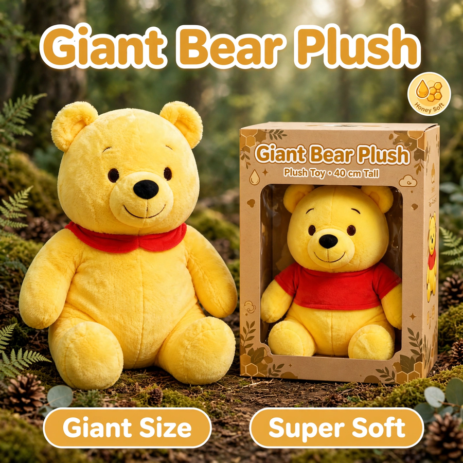 Disney Winnie the Pooh Giant Plush Soft Toy