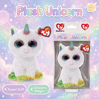 Ty Beanie Boos White Unicorn Plush
