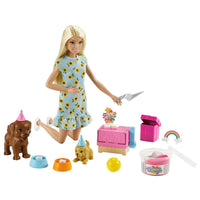 Thumbnail for Barbie Doll And Puppy Party Playset With Puppies