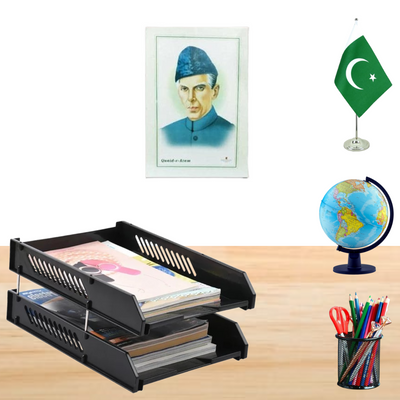 Mega Office Desk Accessories Set Deal (Pack of 5)
