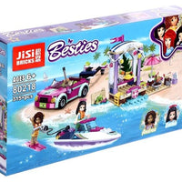 Besties Speedboat Transporter Building Blocks