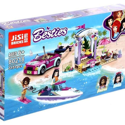 Besties Speedboat Transporter Building Blocks