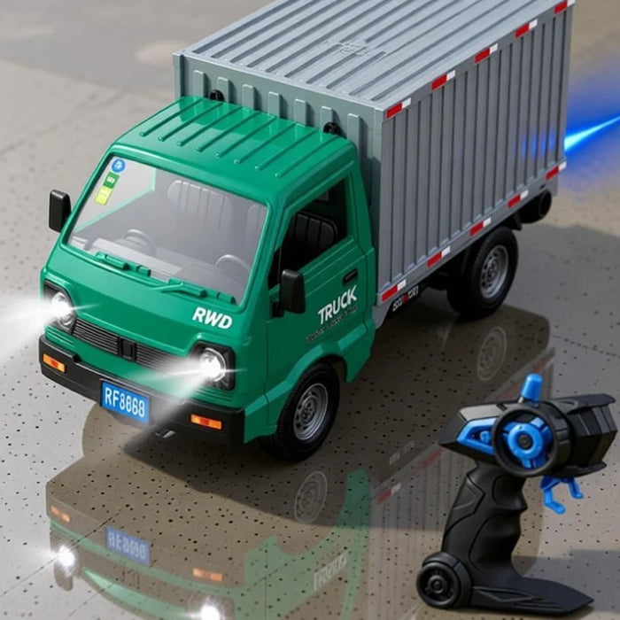 Remote Control Freight Pickup Truck with Container Light And Smoke