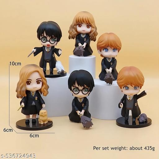 6 Pcs Mini Harry Potter Figure