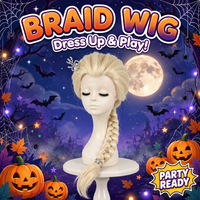 Thumbnail for Halloween Frozen Elsa Full Hair Wig