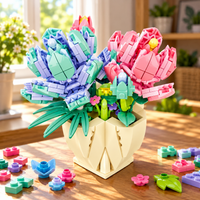 DIY Flowers Plant Block (293 Pcs)
