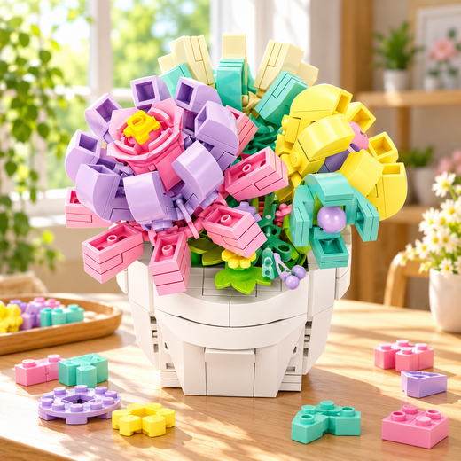 DIY Block Flowers (253 Pcs)