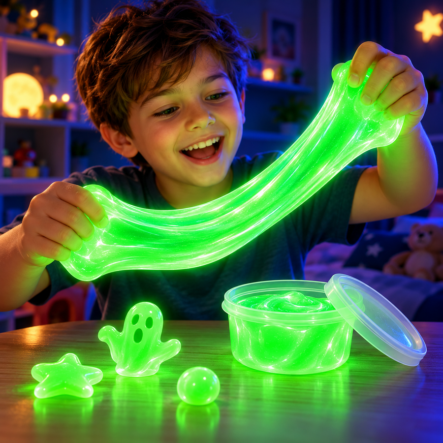 DIY Glow In the Dark Wire Drawing Putty