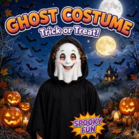 Thumbnail for Halloween Horror Ghost Dress Costume